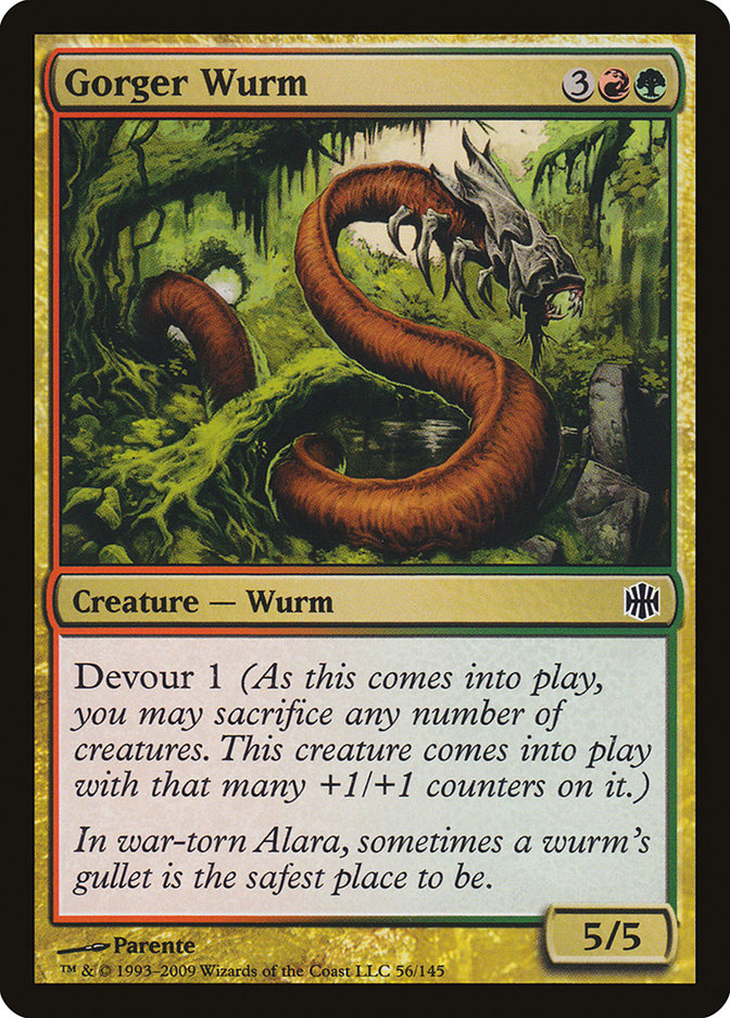 Gorger Wurm [Alara Reborn] | Pegasus Games WI