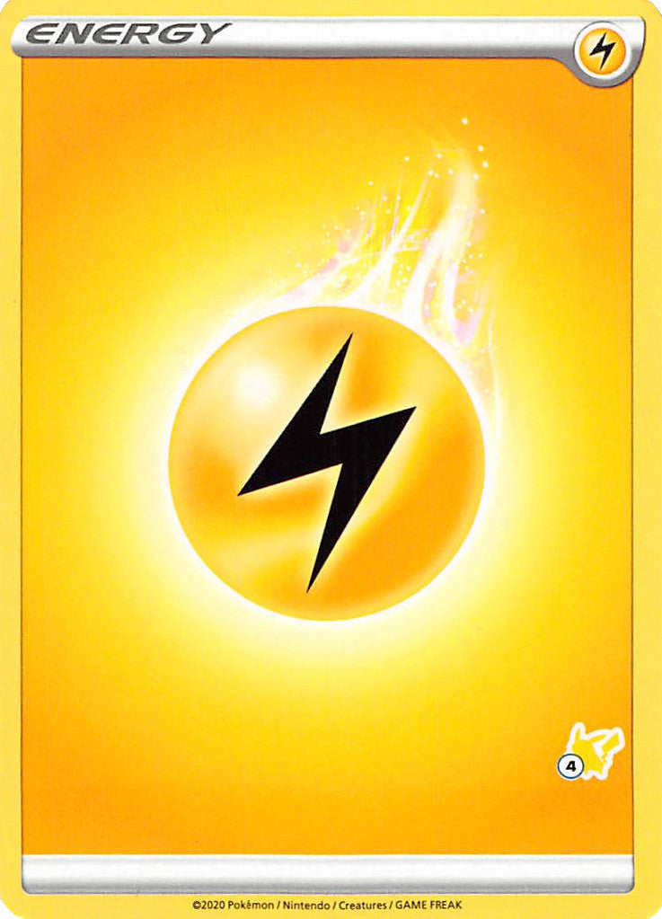 Lightning Energy (Pikachu Stamp #4) [Battle Academy 2022] | Pegasus Games WI
