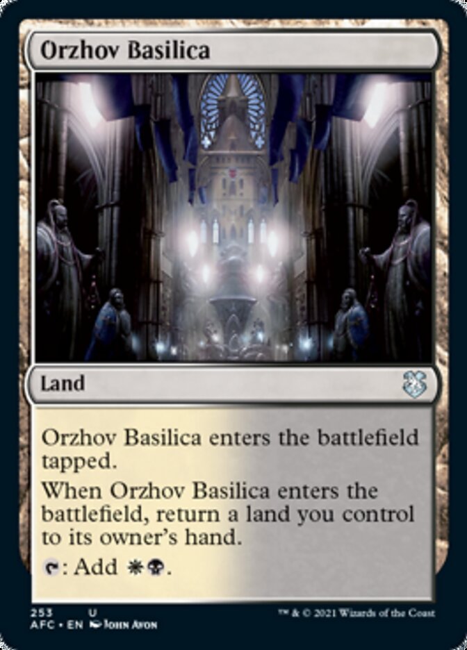 Orzhov Basilica [Dungeons & Dragons: Adventures in the Forgotten Realms Commander] | Pegasus Games WI