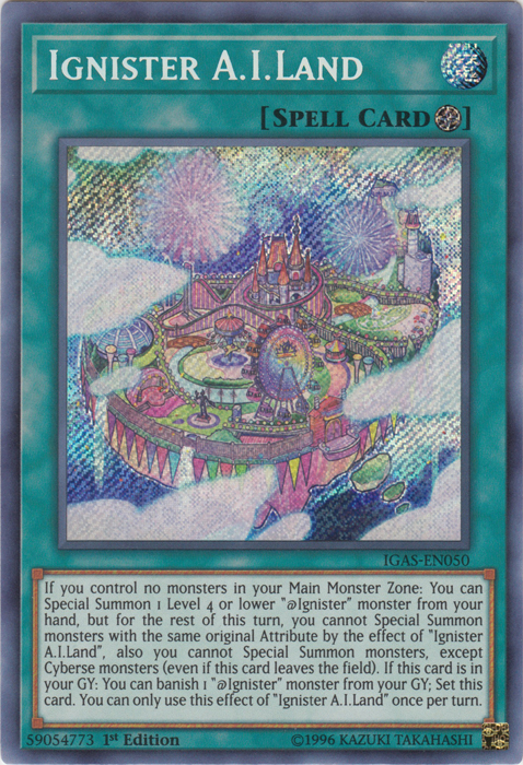 Ignister A.I.Land [IGAS-EN050] Secret Rare | Pegasus Games WI