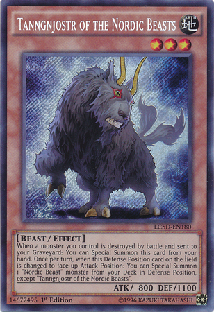 Tanngnjostr of the Nordic Beasts [LC5D-EN180] Secret Rare | Pegasus Games WI