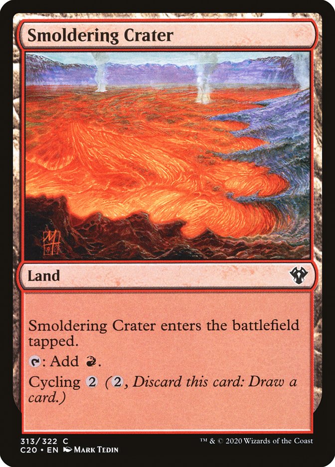 Smoldering Crater [Commander 2020] | Pegasus Games WI