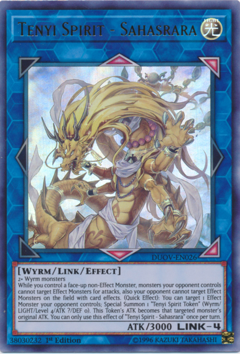 Tenyi Spirit - Sahasrara [DUOV-EN026] Ultra Rare | Pegasus Games WI