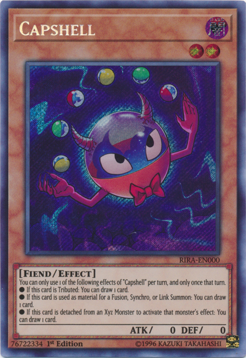 Capshell [RIRA-EN000] Secret Rare | Pegasus Games WI