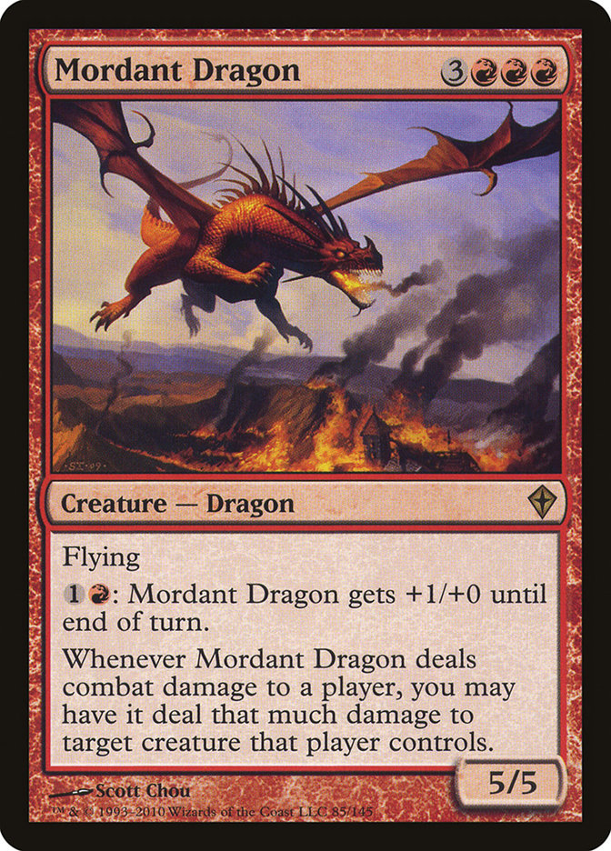 Mordant Dragon [Worldwake] | Pegasus Games WI
