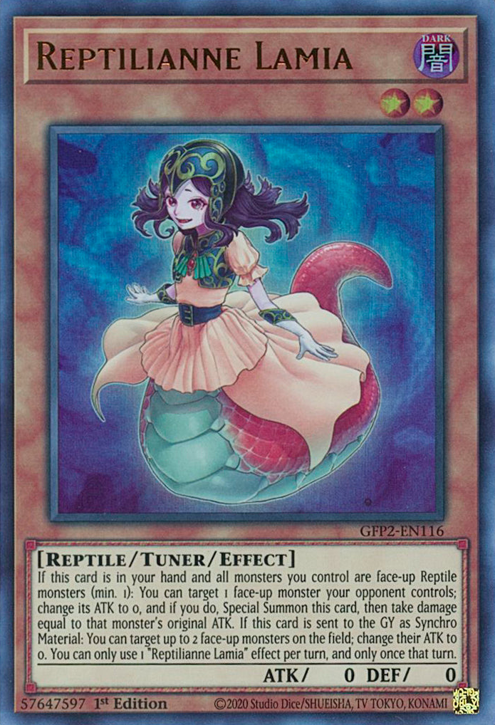 Reptilianne Lamia [GFP2-EN116] Ultra Rare | Pegasus Games WI