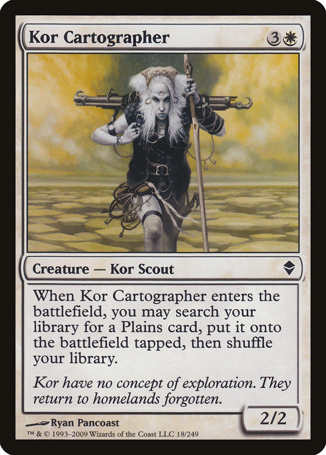 Kor Cartographer [Zendikar] | Pegasus Games WI