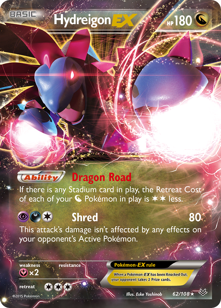 Hydreigon EX (62/108) [XY: Roaring Skies] | Pegasus Games WI