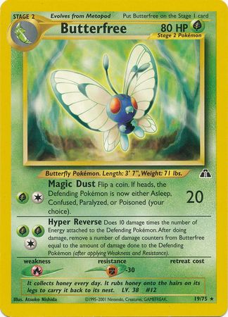 Butterfree (19/75) [Neo Discovery Unlimited] | Pegasus Games WI