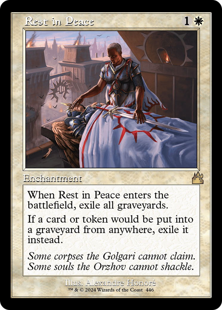 Rest in Peace (Retro Frame) [Ravnica Remastered] | Pegasus Games WI