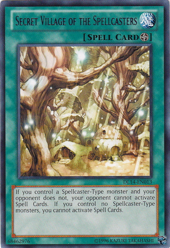 Secret Village of the Spellcasters (Blue) [DL14-EN013] Rare | Pegasus Games WI