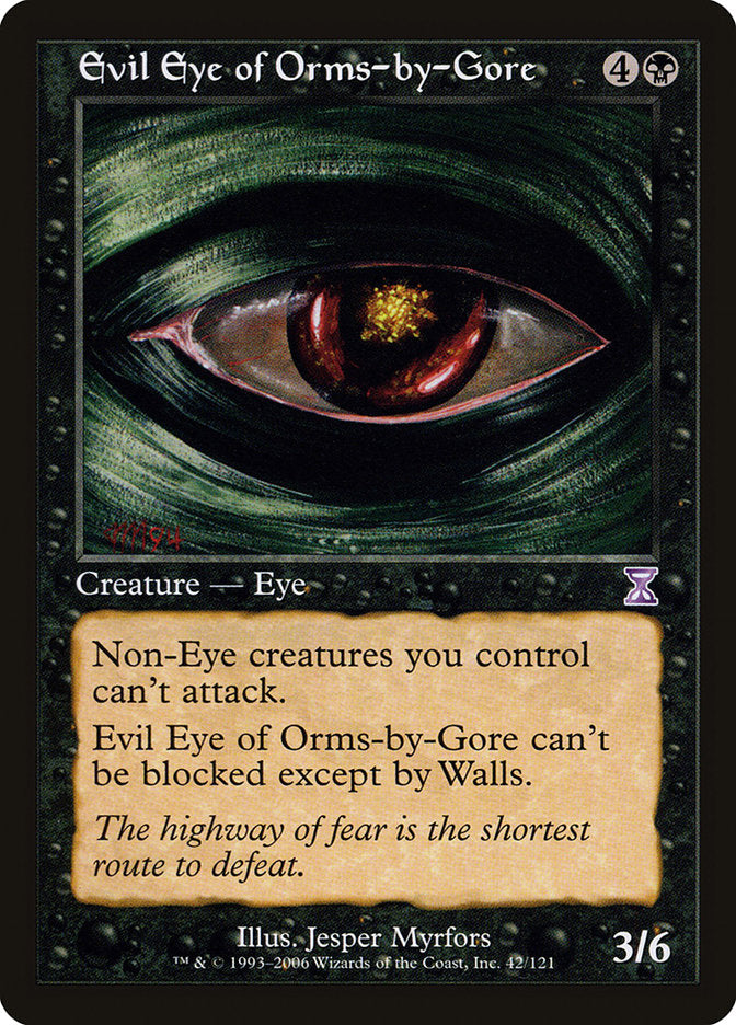 Evil Eye of Orms-by-Gore [Time Spiral Timeshifted] | Pegasus Games WI