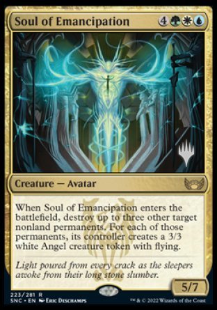 Soul of Emancipation (Promo Pack) [Streets of New Capenna Promos] | Pegasus Games WI