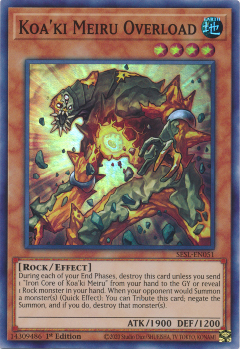 Koa'ki Meiru Overload [SESL-EN051] Super Rare | Pegasus Games WI