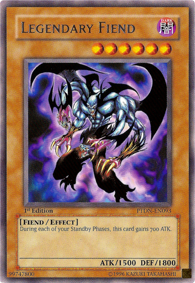Legendary Fiend [PTDN-EN093] Rare | Pegasus Games WI