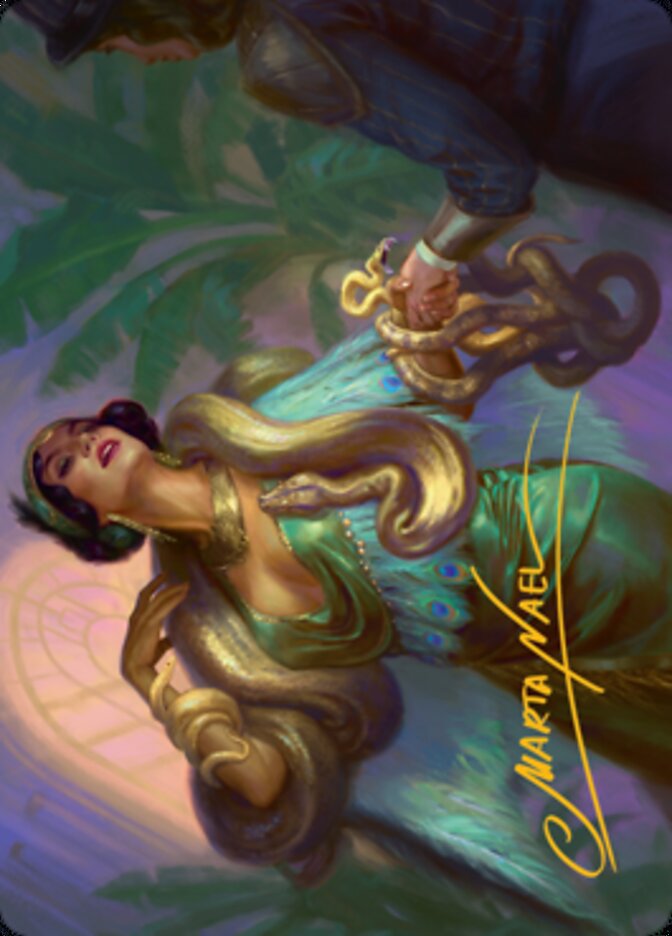 Venom Connoisseur Art Card (Gold-Stamped Signature) [Streets of New Capenna Art Series] | Pegasus Games WI