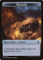 Spirit // Treasure Double-Sided Token [Commander 2020 Tokens] | Pegasus Games WI