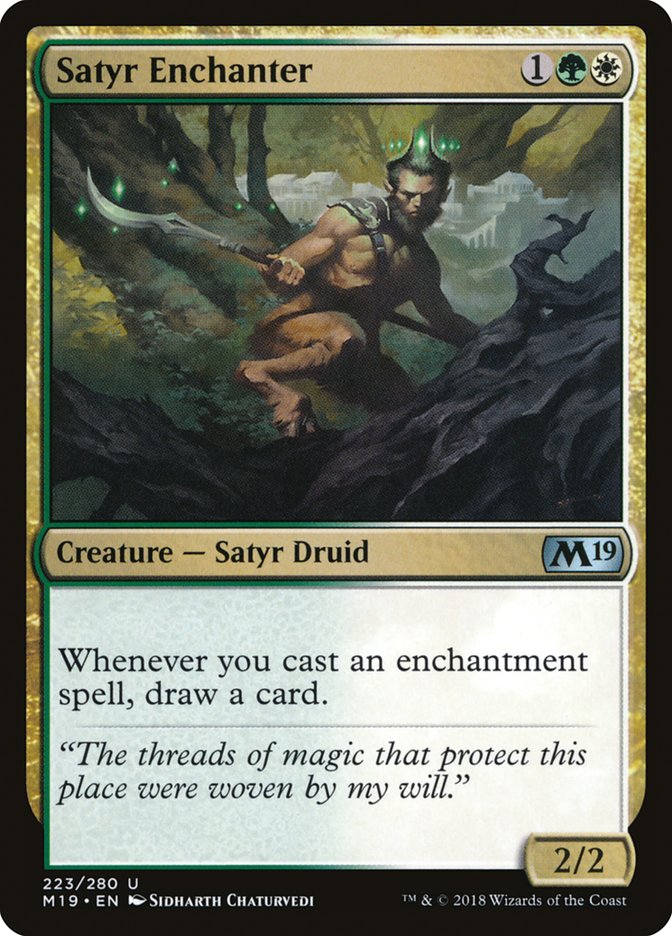 Satyr Enchanter [Core Set 2019] | Pegasus Games WI