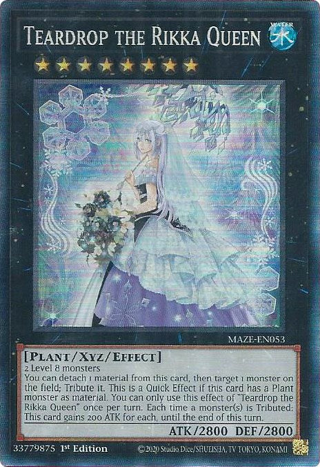 Teardrop the Rikka Queen [MAZE-EN053] Collector's Rare | Pegasus Games WI