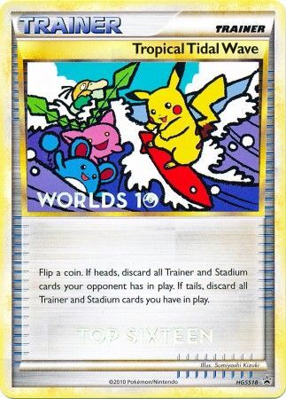 Tropical Tidal Wave (HGSS18) (Top 16) [HeartGold & SoulSilver: Black Star Promos] | Pegasus Games WI