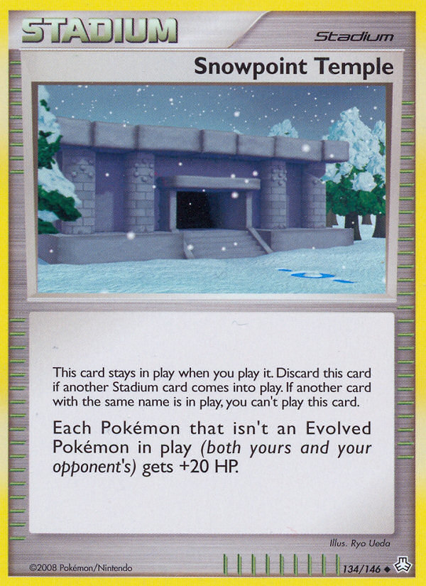 Snowpoint Temple (134/146) [Diamond & Pearl: Legends Awakened] | Pegasus Games WI
