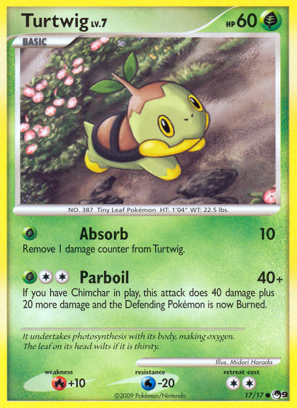 Turtwig (17/17) [POP Series 9] | Pegasus Games WI