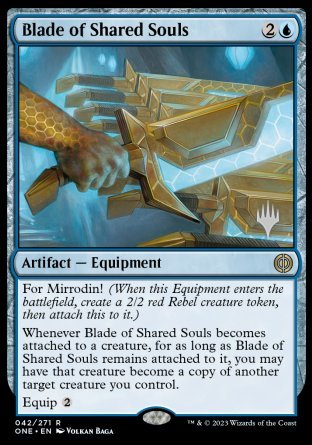 Blade of Shared Souls (Promo Pack) [Phyrexia: All Will Be One Promos] | Pegasus Games WI