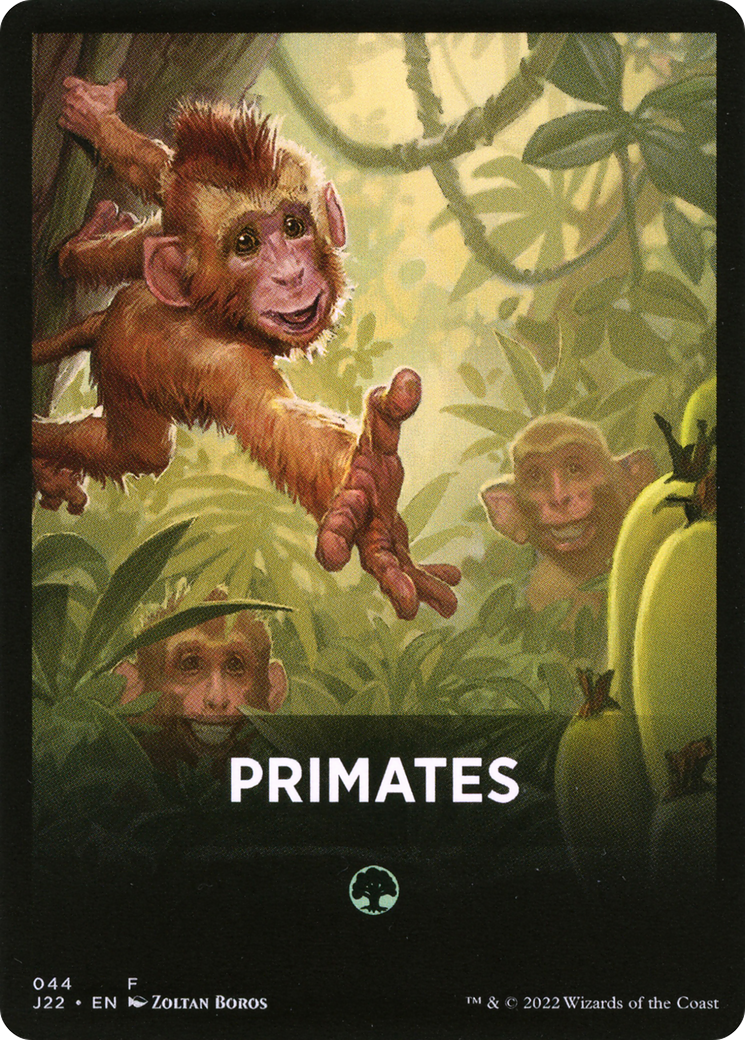 Primates Theme Card [Jumpstart 2022 Front Cards] | Pegasus Games WI