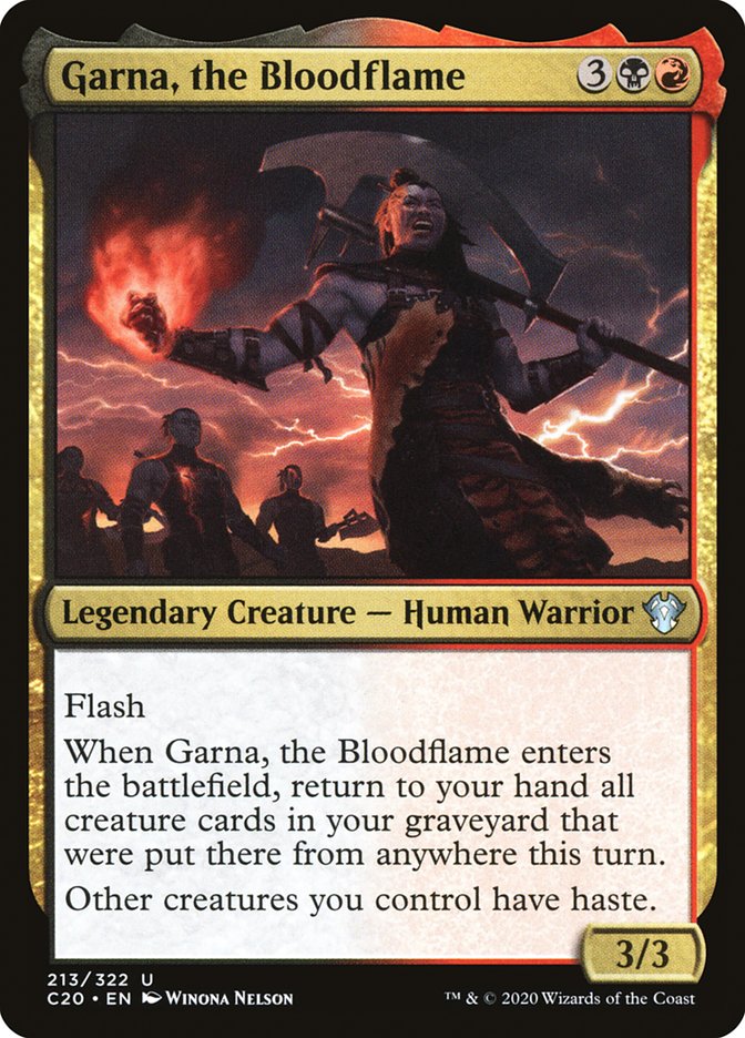 Garna, the Bloodflame [Commander 2020] | Pegasus Games WI