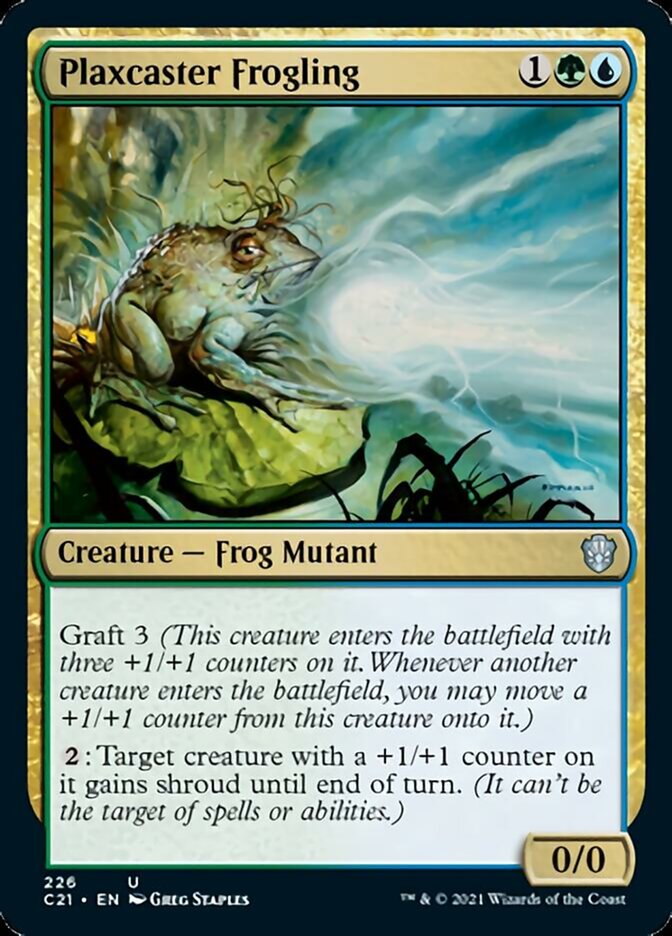 Plaxcaster Frogling [Commander 2021] | Pegasus Games WI