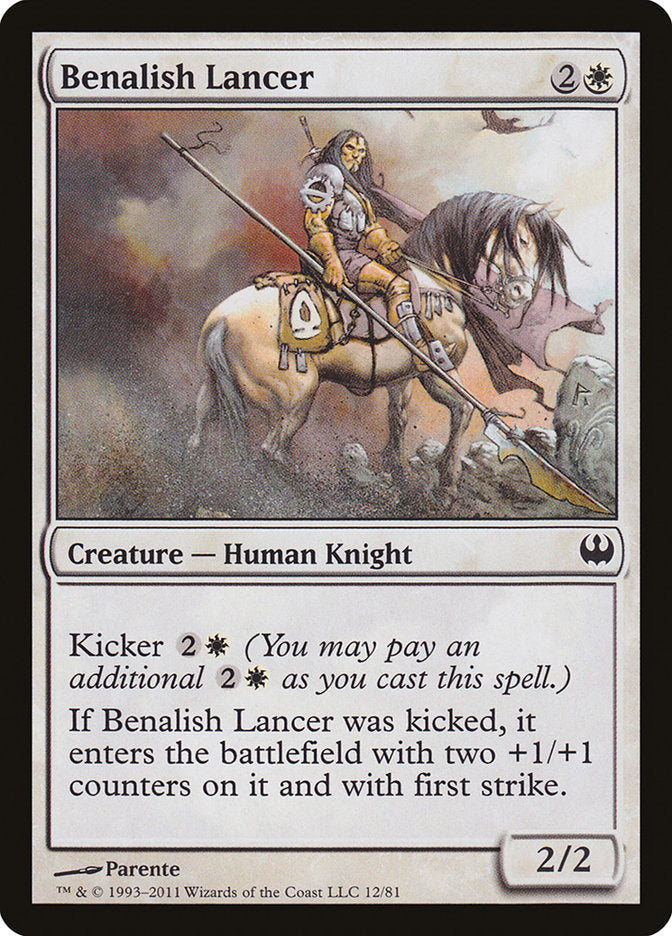 Benalish Lancer [Duel Decks: Knights vs. Dragons] | Pegasus Games WI