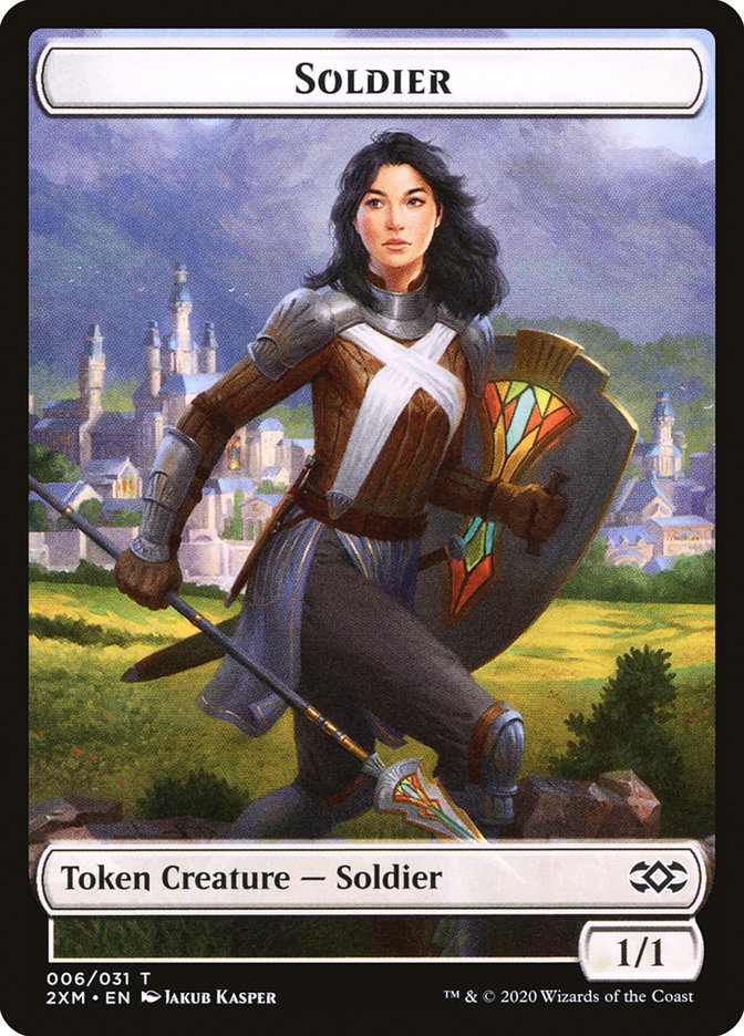 Soldier Token [Double Masters Tokens] | Pegasus Games WI