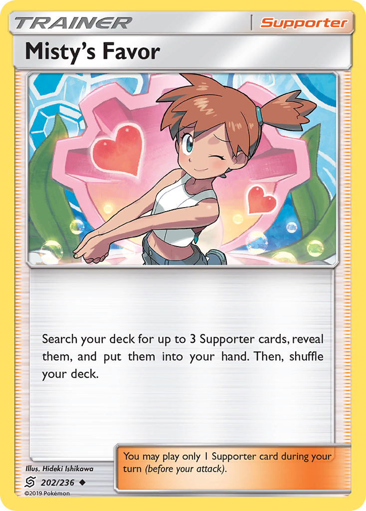 Misty's Favor (202/236) [Sun & Moon: Unified Minds] | Pegasus Games WI