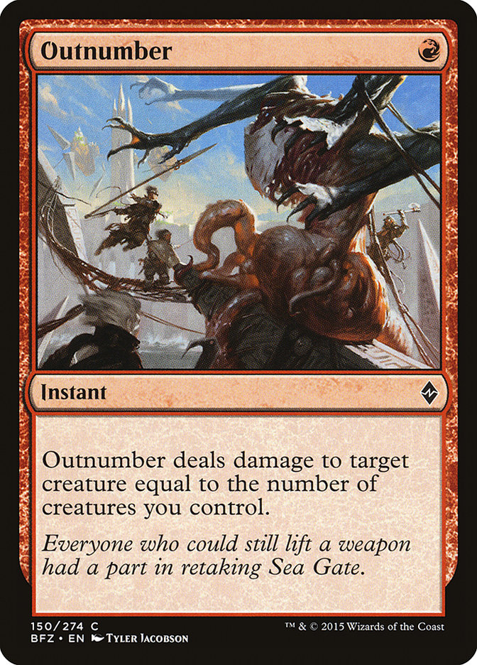 Outnumber [Battle for Zendikar] | Pegasus Games WI