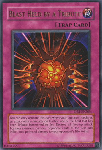 Blast Held by a Tribute [DR1-EN266] Ultra Rare | Pegasus Games WI