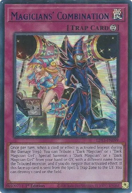 Magicians' Combination (Blue) [LDS3-EN099] Ultra Rare | Pegasus Games WI