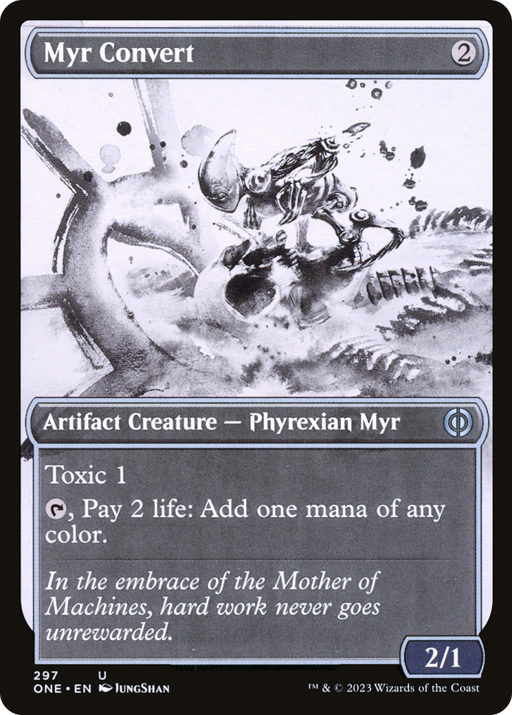 Myr Convert (Showcase Ichor) [Phyrexia: All Will Be One] | Pegasus Games WI