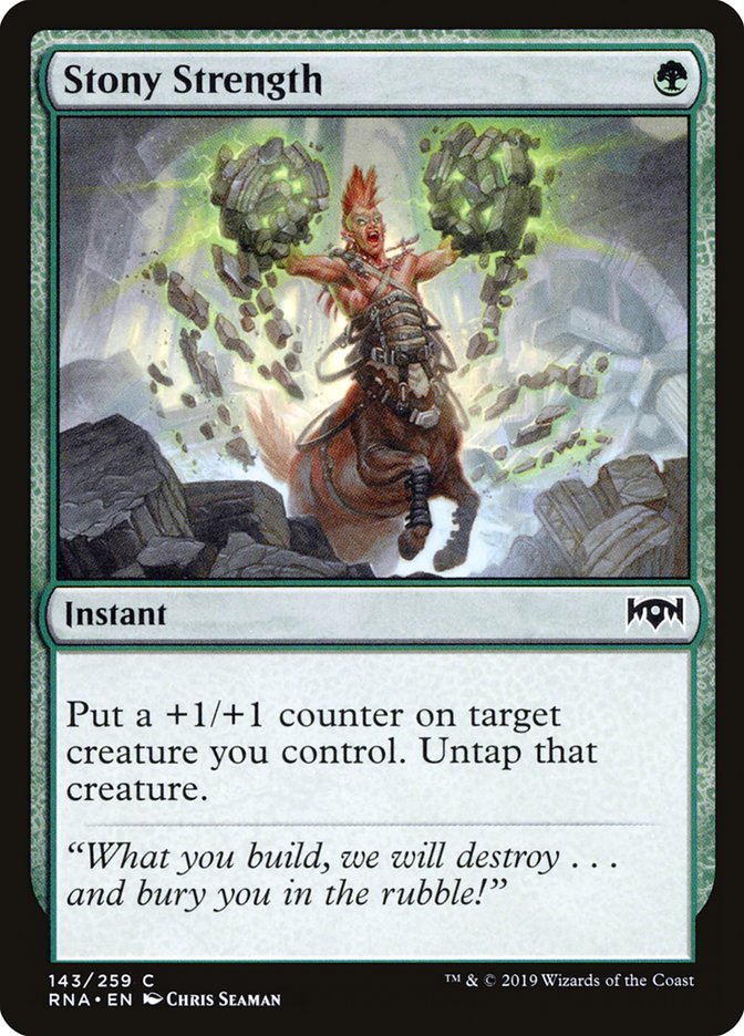 Stony Strength [Ravnica Allegiance] | Pegasus Games WI
