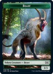 Beast // Saproling Double-Sided Token [Double Masters Tokens] | Pegasus Games WI