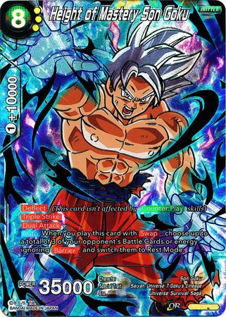 Height of Mastery Son Goku (SPR) [BT4-075] | Pegasus Games WI