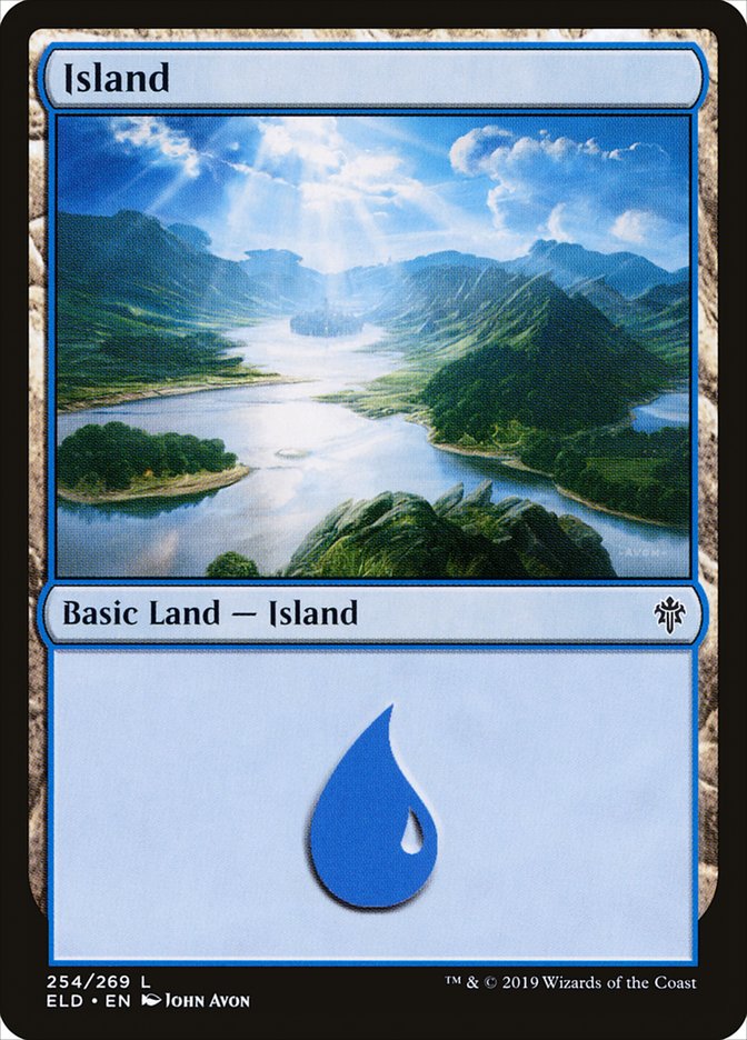 Island (254) [Throne of Eldraine] | Pegasus Games WI