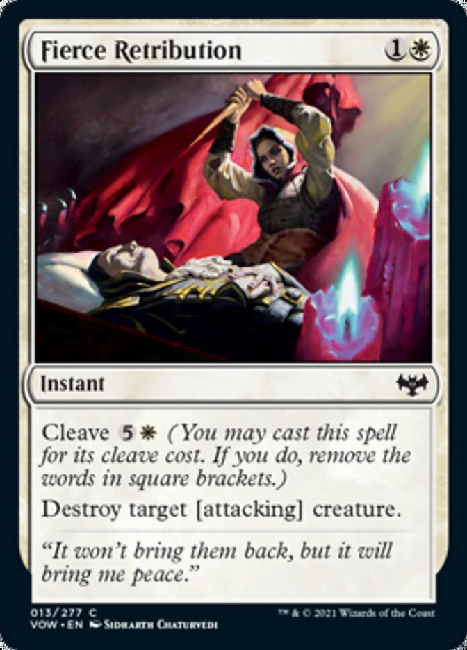 Fierce Retribution [Innistrad: Crimson Vow] | Pegasus Games WI