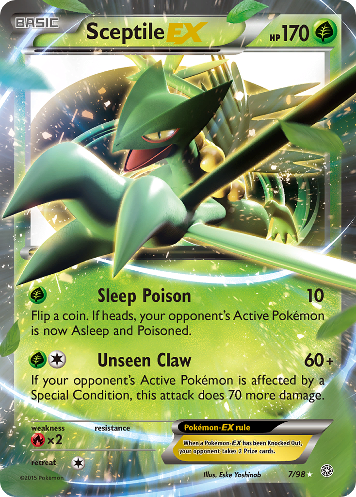 Sceptile EX (7/98) [XY: Ancient Origins] | Pegasus Games WI
