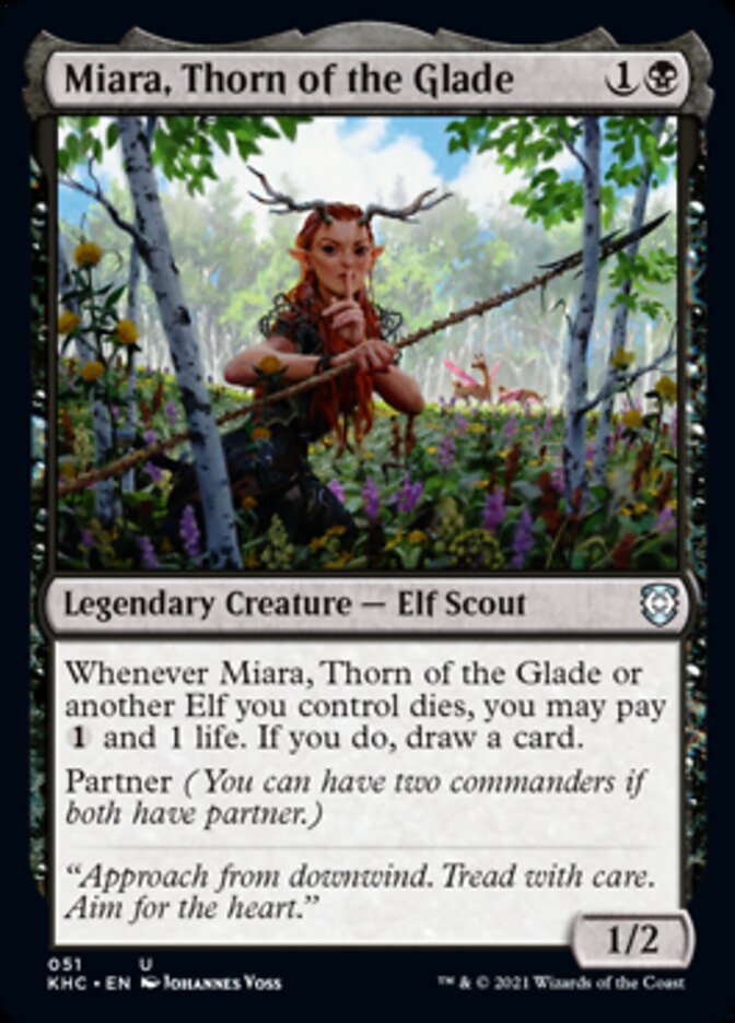 Miara, Thorn of the Glade [Kaldheim Commander] | Pegasus Games WI