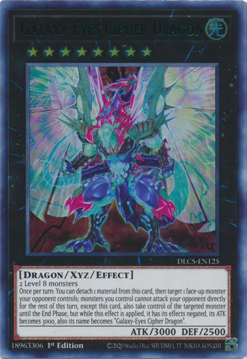 Galaxy-Eyes Cipher Dragon (Green) [DLCS-EN125] Ultra Rare | Pegasus Games WI