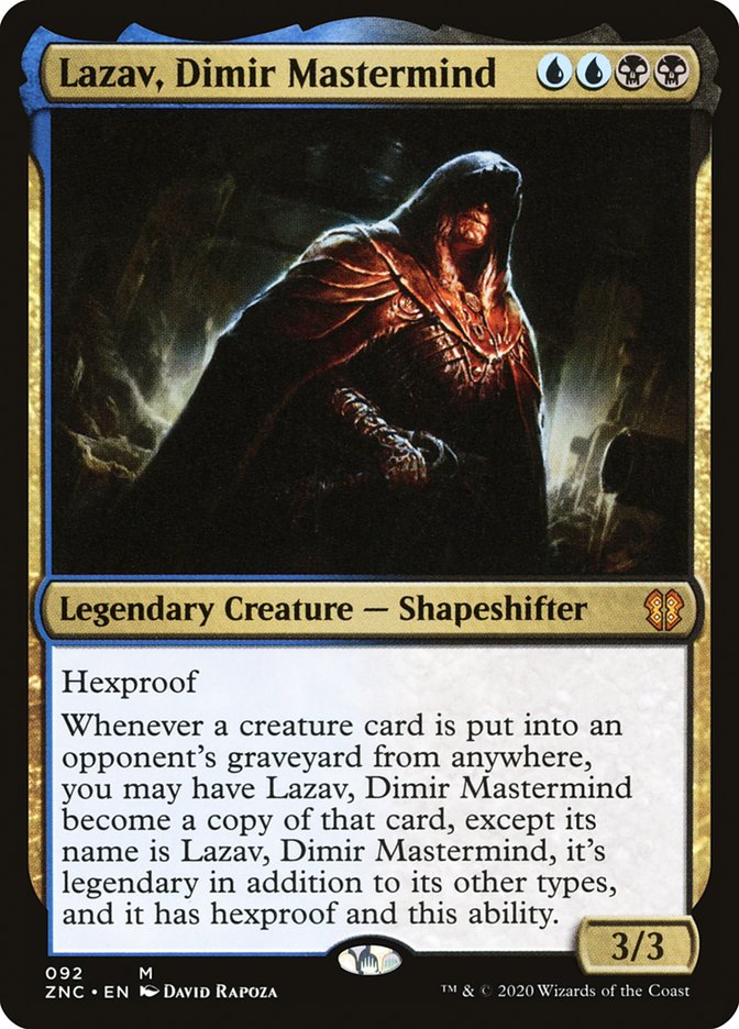 Lazav, Dimir Mastermind [Zendikar Rising Commander] | Pegasus Games WI