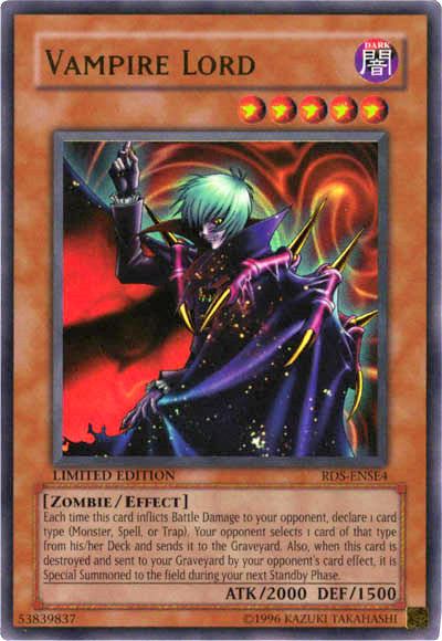 Vampire Lord [RDS-ENSE4] Ultra Rare | Pegasus Games WI