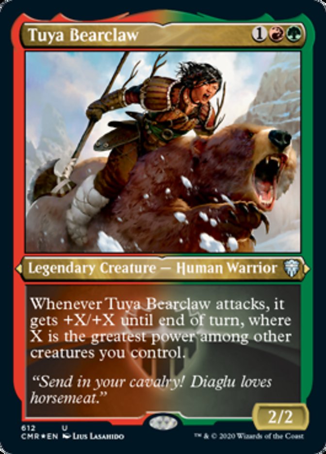 Tuya Bearclaw (Etched) [Commander Legends] | Pegasus Games WI