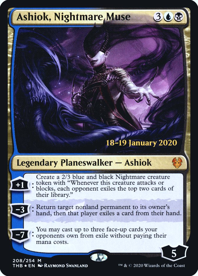 Ashiok, Nightmare Muse [Theros Beyond Death Prerelease Promos] | Pegasus Games WI