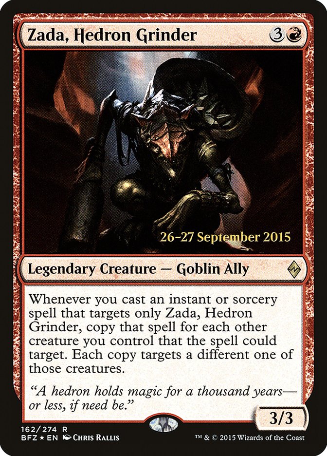 Zada, Hedron Grinder [Battle for Zendikar Prerelease Promos] | Pegasus Games WI